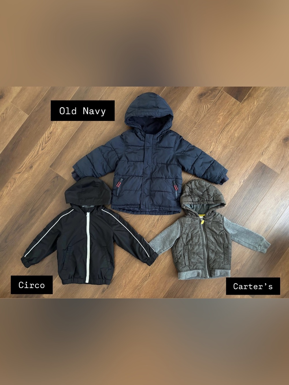Toddler Boy Jacket/Coat Bundle - Size 2T/3T